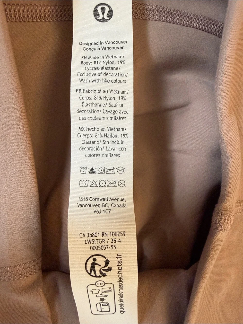 lululemon athletica new tags